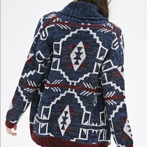 3 for $10. 🌻Forever 21 Aztec shawl collar, cardigan, women’s size M.       D3